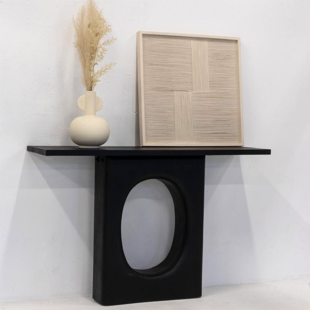 Konsolentisch aus Mangoholz 120cm, schwarz - Maisons Du Monde
