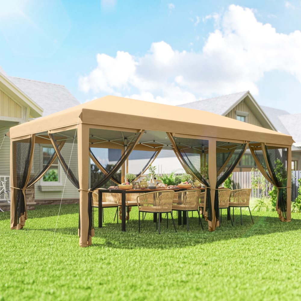 Tonnelle barnum pliant style colonial dim. 5,85L x 2,95l x 2,7H m