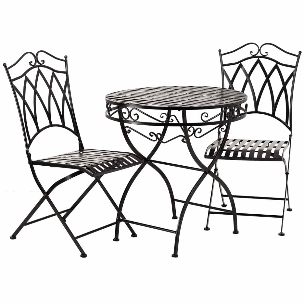 Conjunto mesa y 2 sillas de