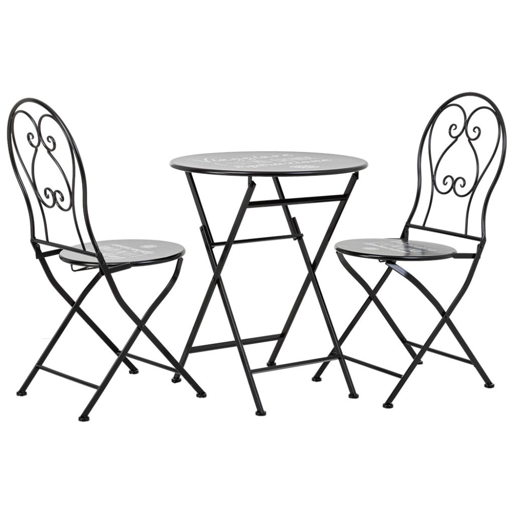 Conjunto mesa y 2 sillas de
