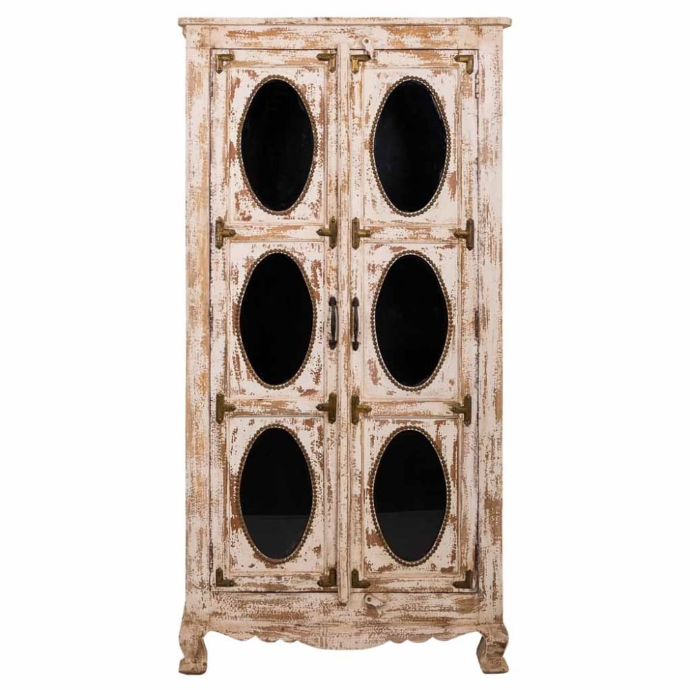 Vitrine aus Holz, 91x40x183, braun - Maisons Du Monde