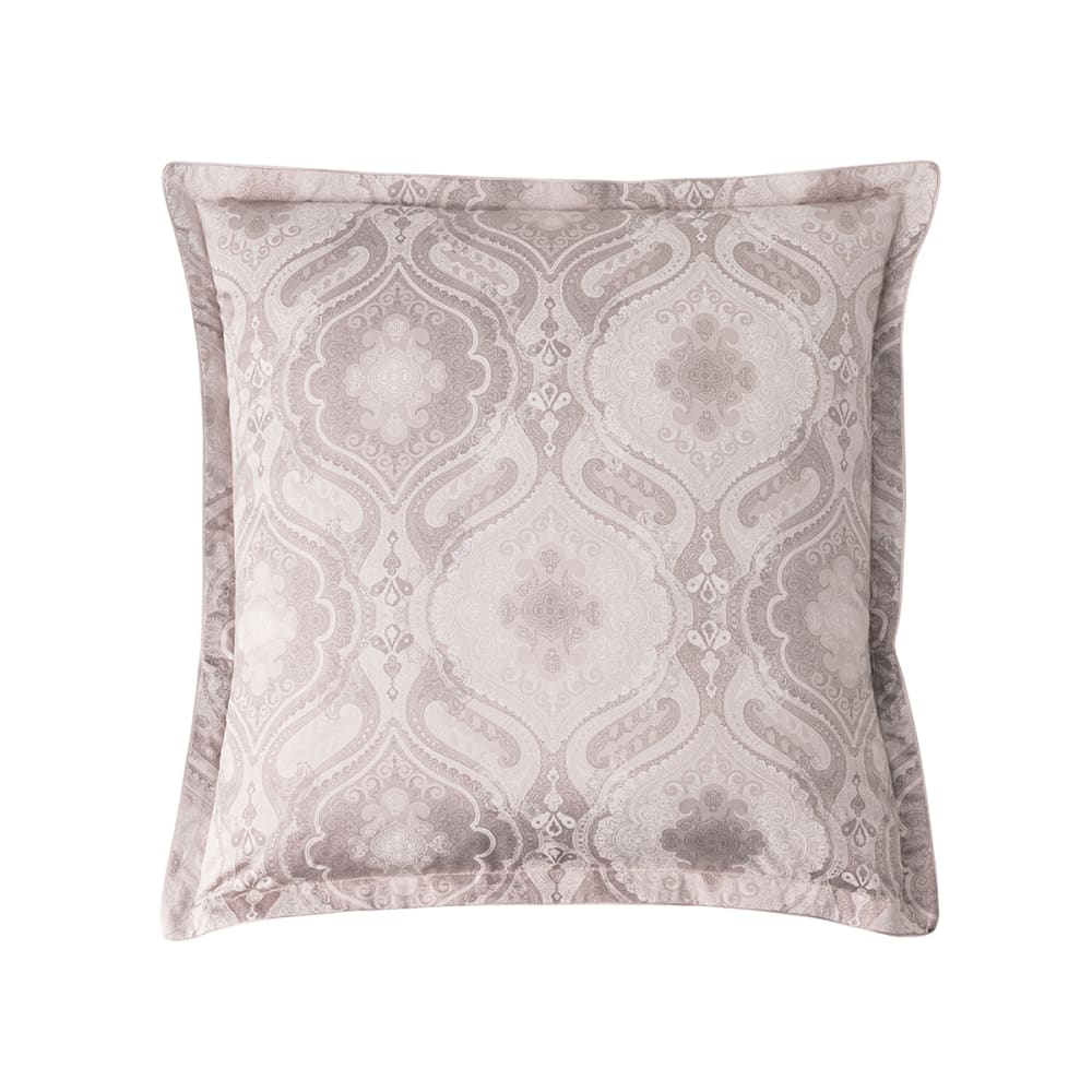 Taie d'oreiller en satin de coton bio rose 65x65