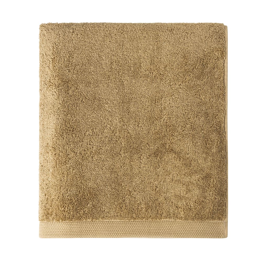 Serviette de bain en coton biologique beige 60x100