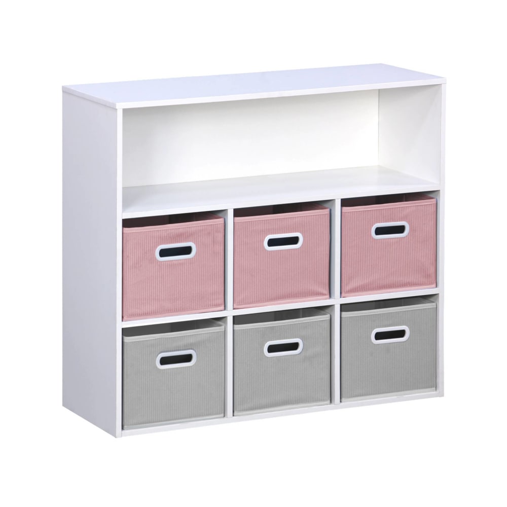 Meuble rangement enfant - roses