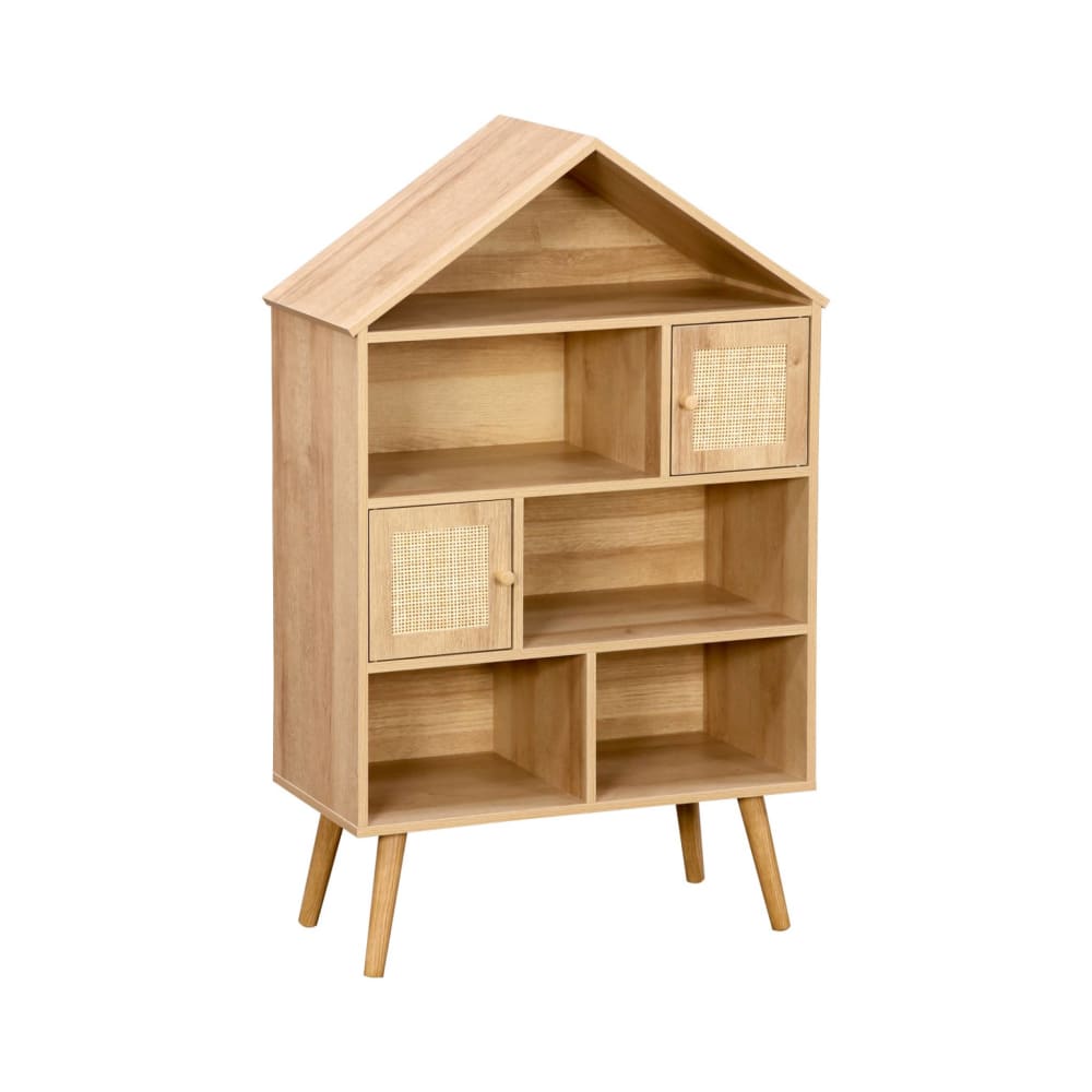 Bücherregal für Kinder mit Rattantüren - Maisons Du Monde