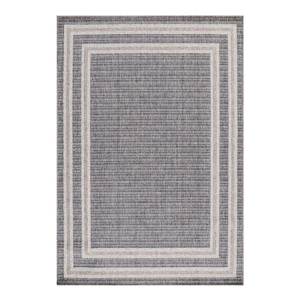Tapis  design en polypropylène gris 240x340