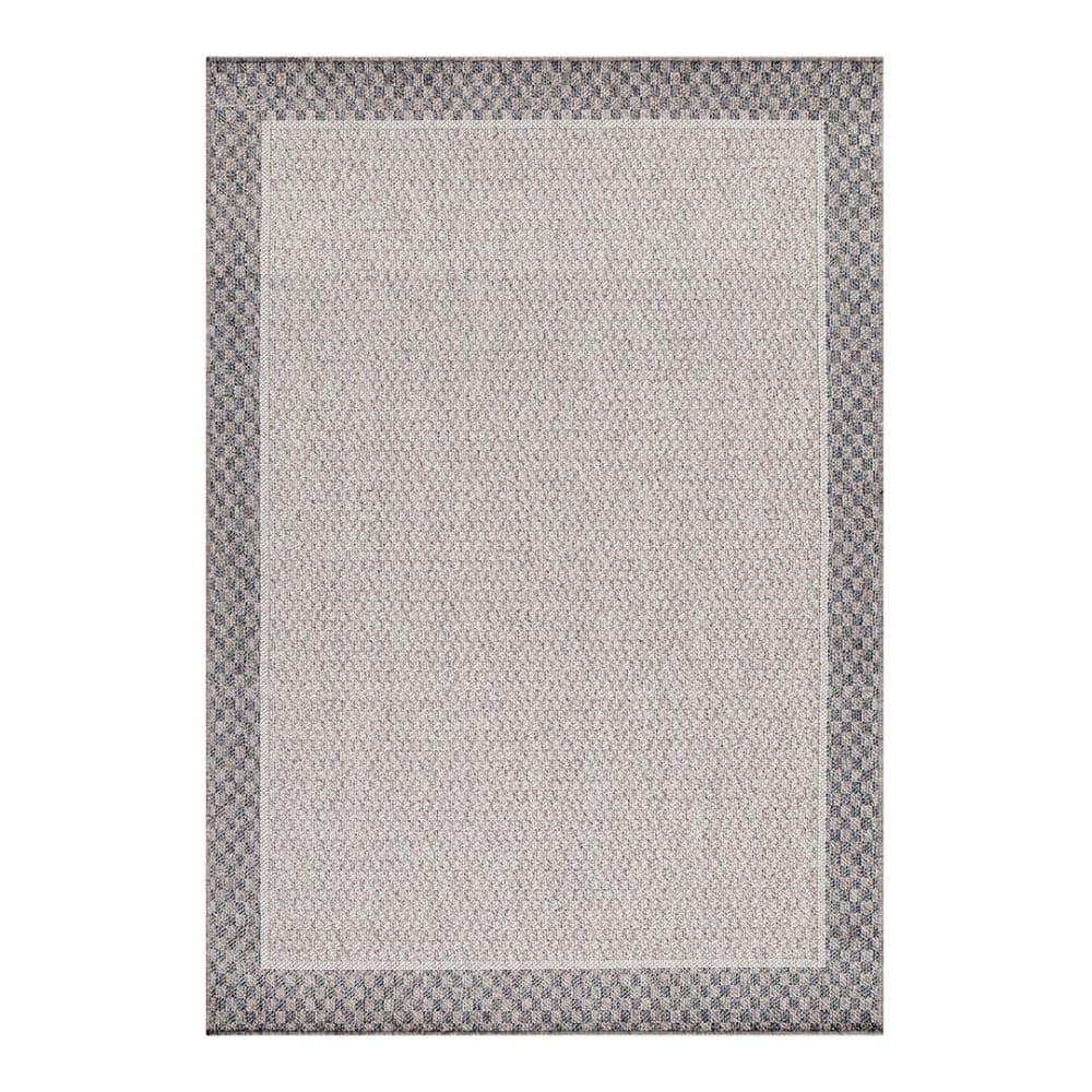Tapis design en polypropylène crème 80x250