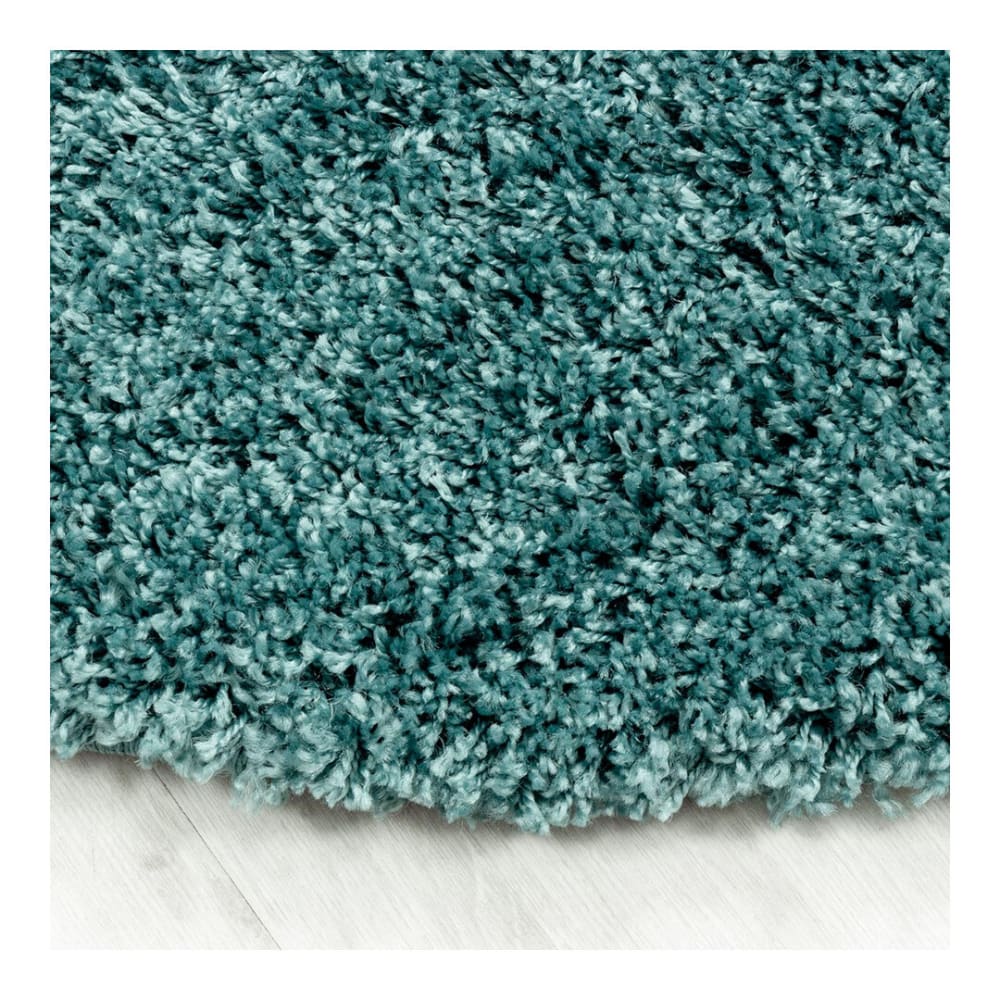 Tapis uni design en polypropylène vert d'eau ø120 - Maisons du Monde