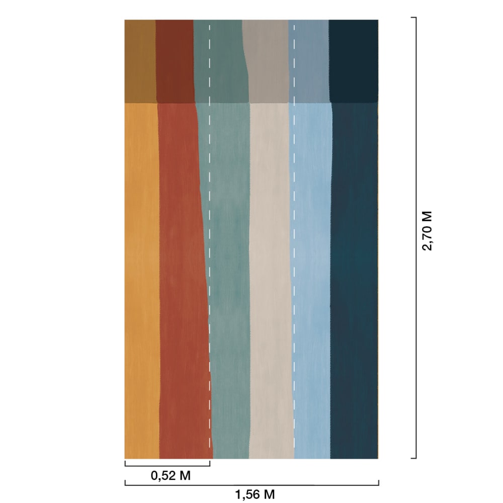Papier peint, automne 156x270 cm — vue 3
