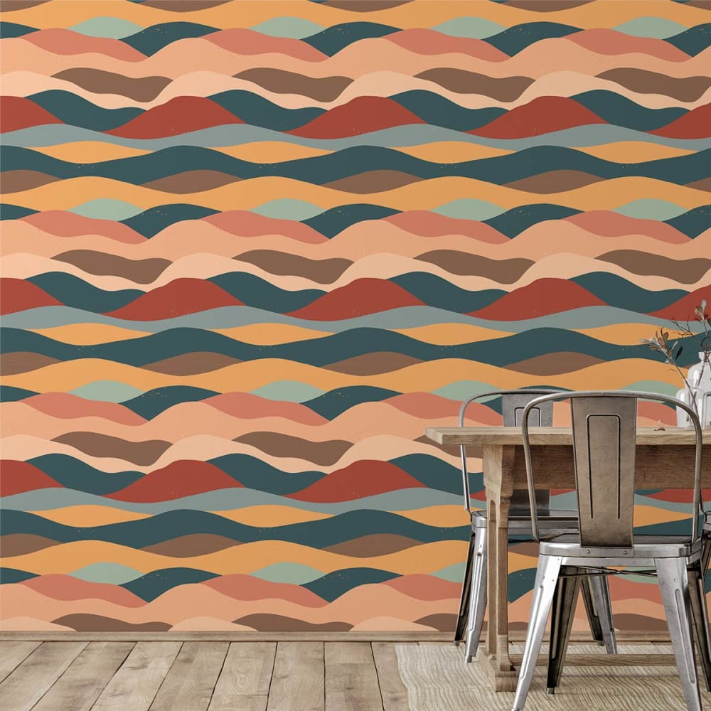 Tapete vintage wave 52x1000cm - Maisons Du Monde
