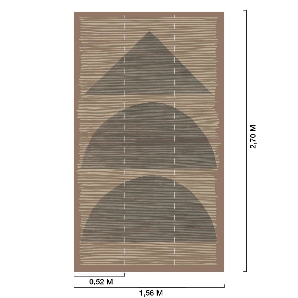 Papier peint, cotangente 156x270 cm — vue 3