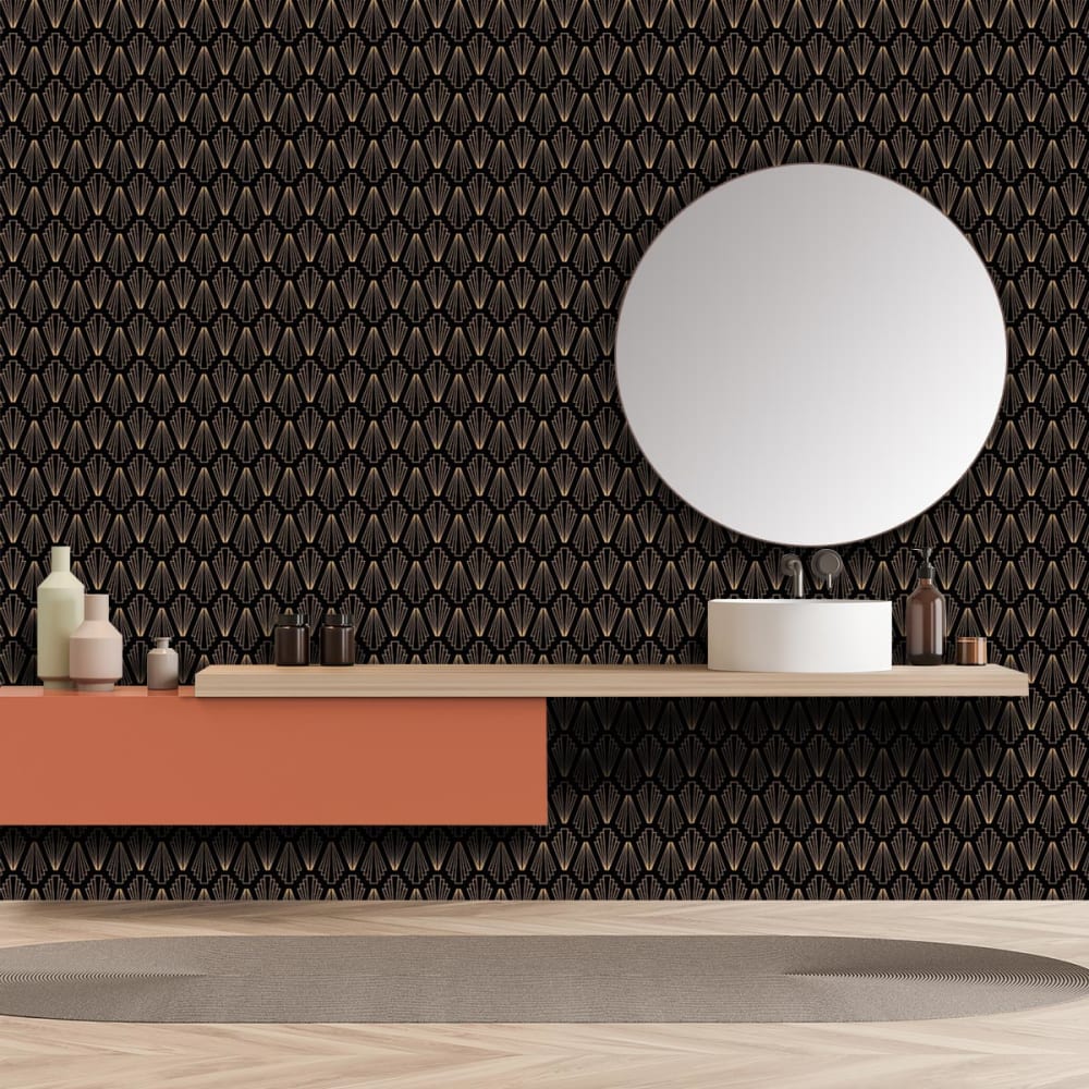 Papier peint, prisme - art