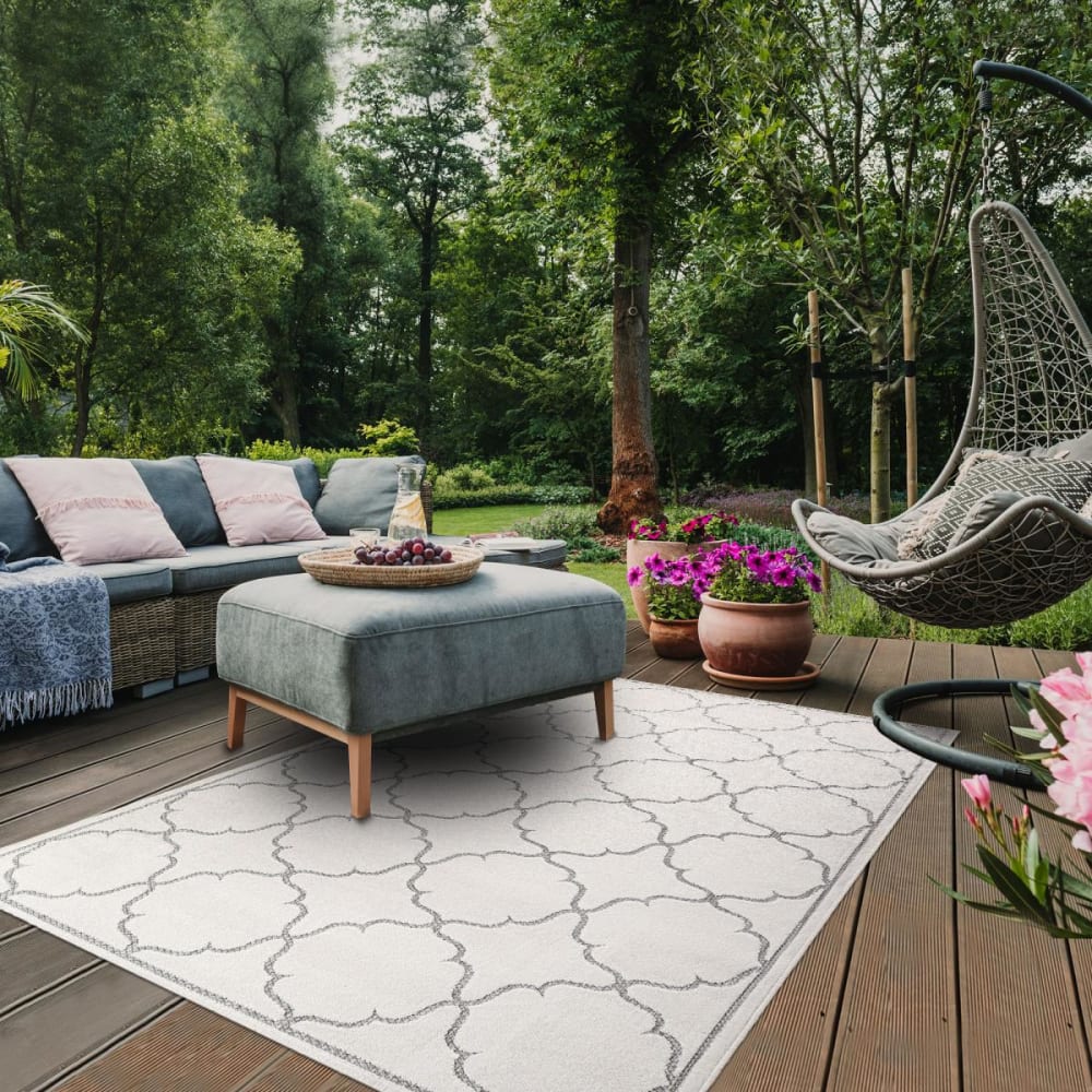 Tapis exterieur 120x170 crème - Maisons du Monde
