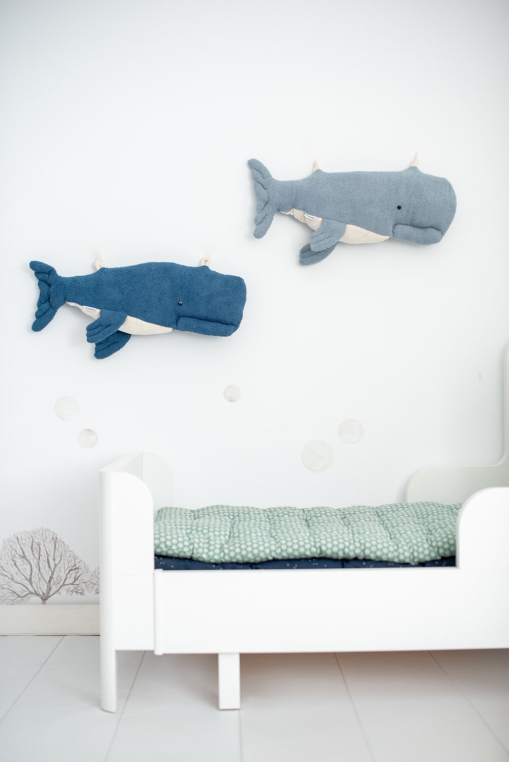 Pack peluches murales béluga bleu - Maisons du Monde