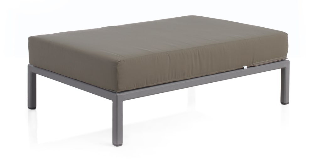 Pouf aluminium et fibre Fifertex