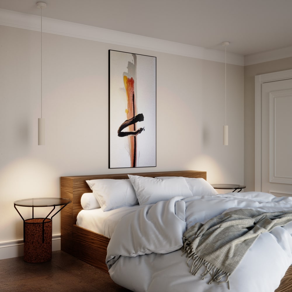 Suspension luminaire cylindrique ip20 1xgu10 — vue 3