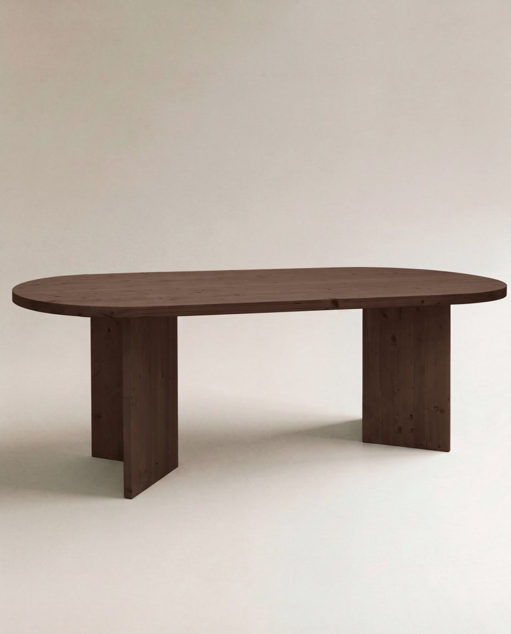 Decowood Esstisch Aus Massivholz, 180cm Braun