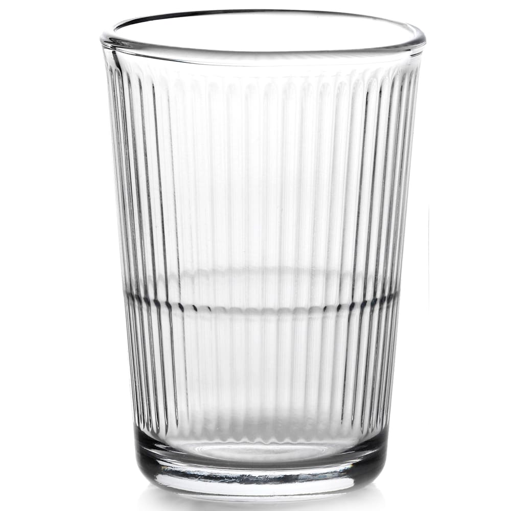 Set de 6 verres à eau en verre strié 21cl - Maisons du Monde