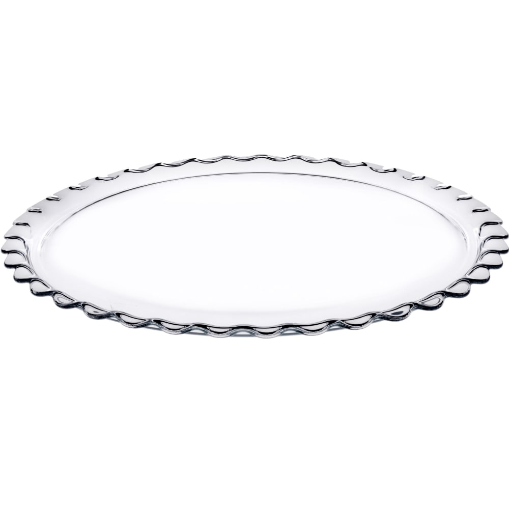 Plat à tarte ou gâteau en verre 37cm