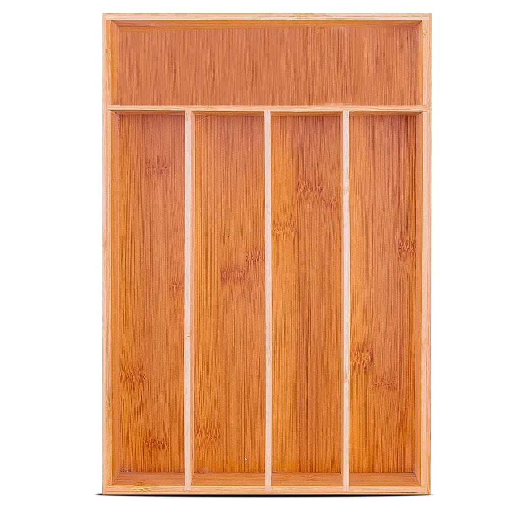 Range-couverts bambou 5 compartiments