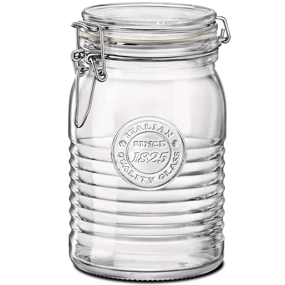 Bocal cuisine hermétique en verre couvercle clip 750ml
