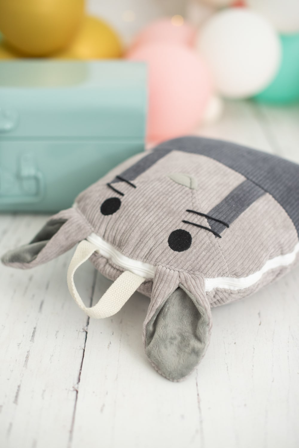 Couverture de voyage pour enfant Souris gris - Maisons du Monde