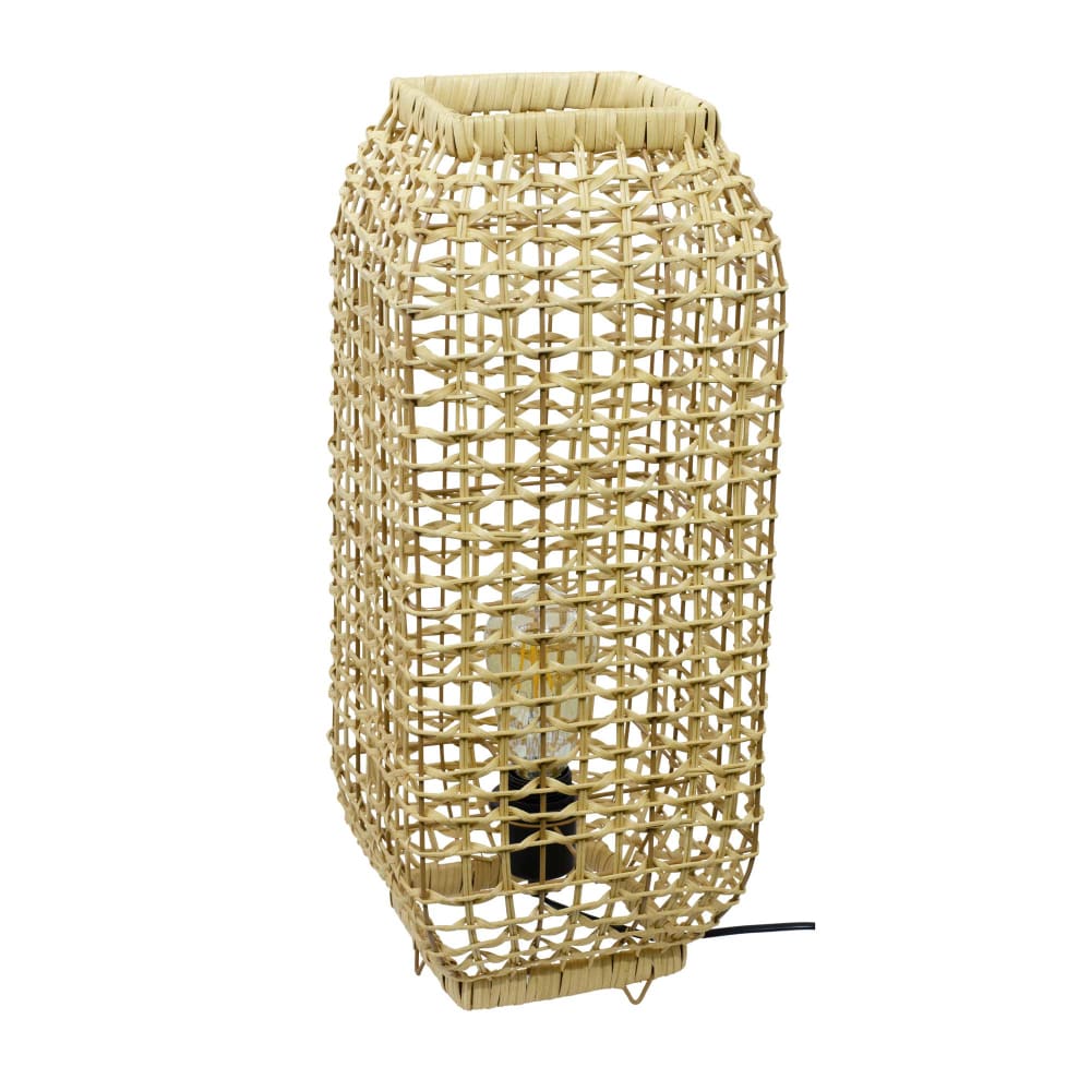 Lampe en rotin tressé — vue 4