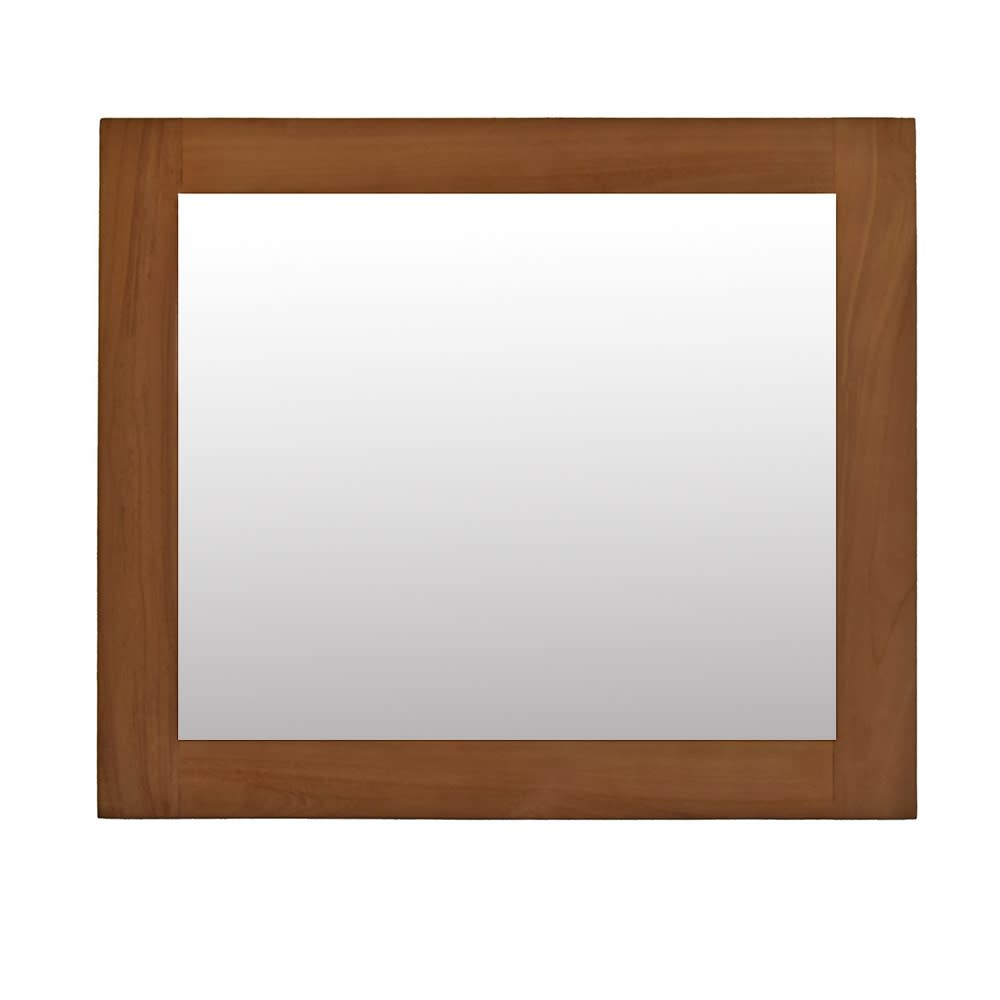 Miroir rectangulaire en teck massif
