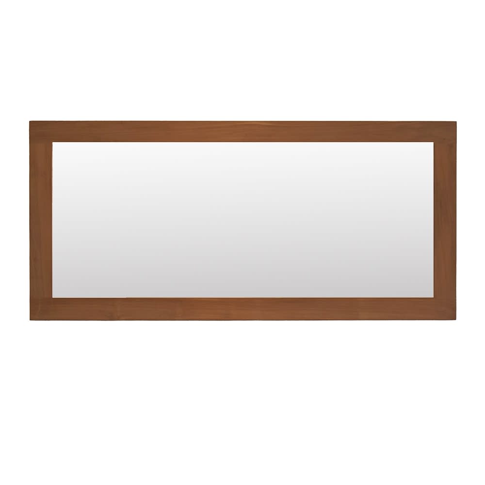 Miroir rectangulaire en teck massif