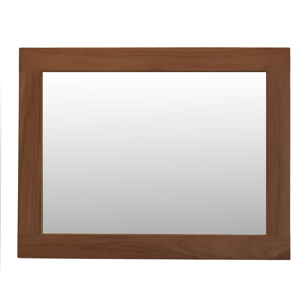 Miroir rectangulaire en teck massif