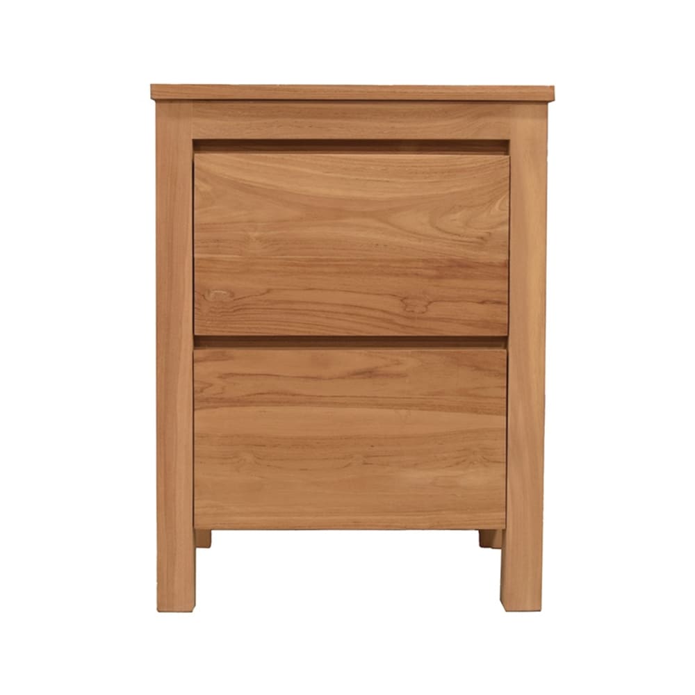 Meuble sous vasque en teck massif 60 cm — Beyit
