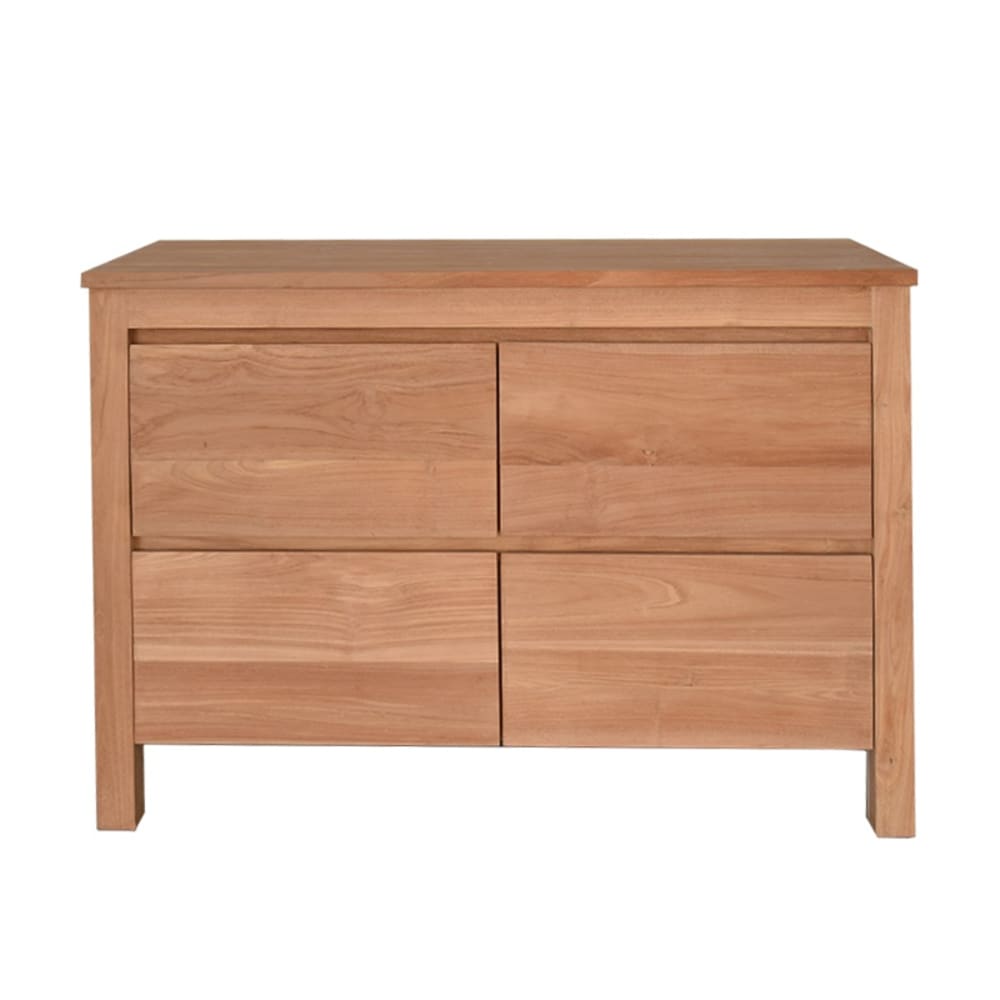 Meuble sous vasque en teck massif 140 cm - Maisons du Monde