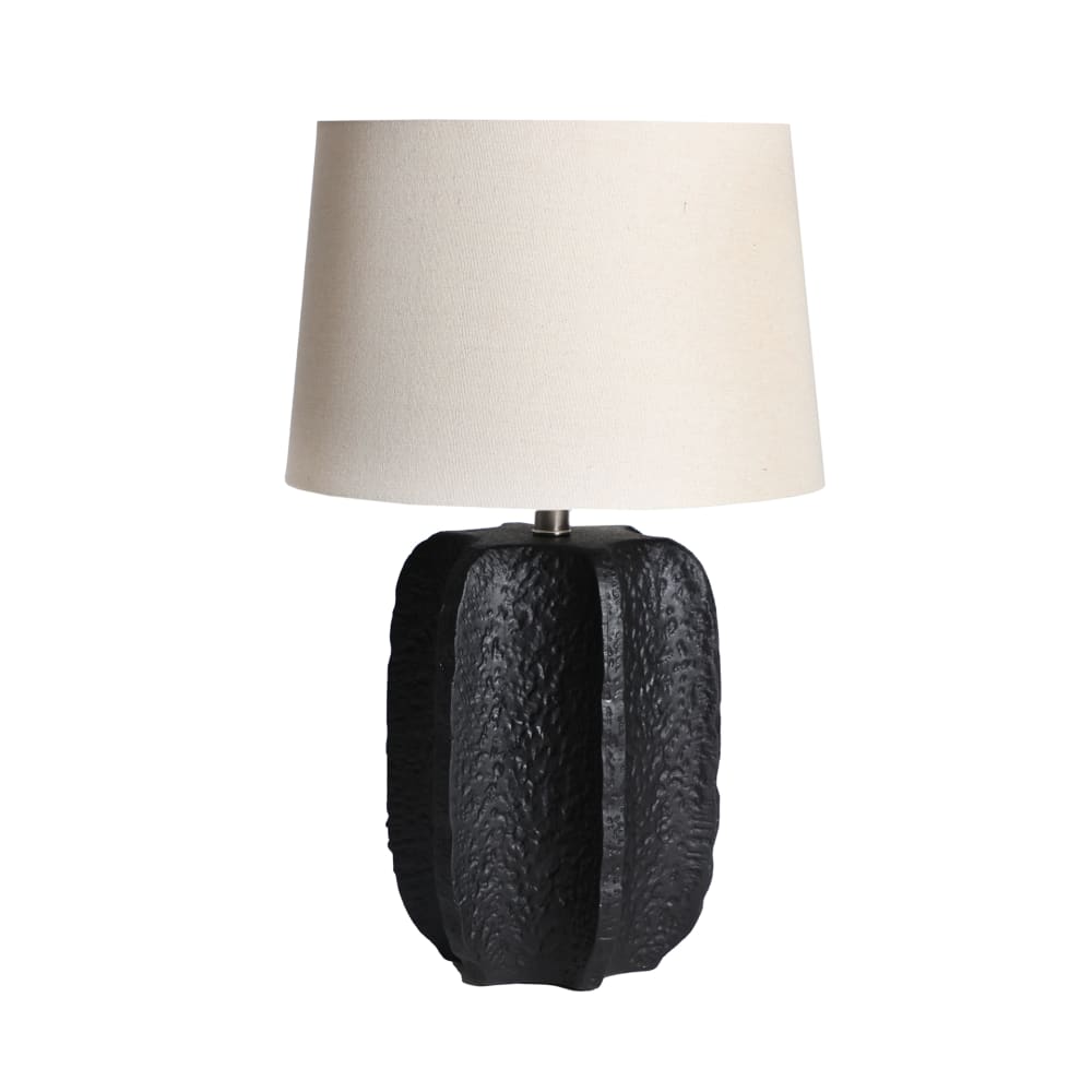 Lampe de salon en céramique noir  en 38x38x65 cm - lot de 2