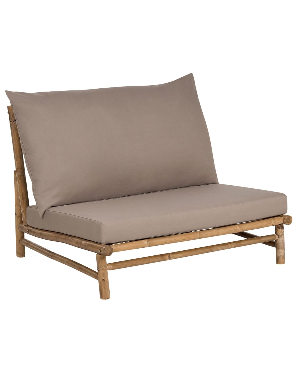 fauteuil en bambou marron
