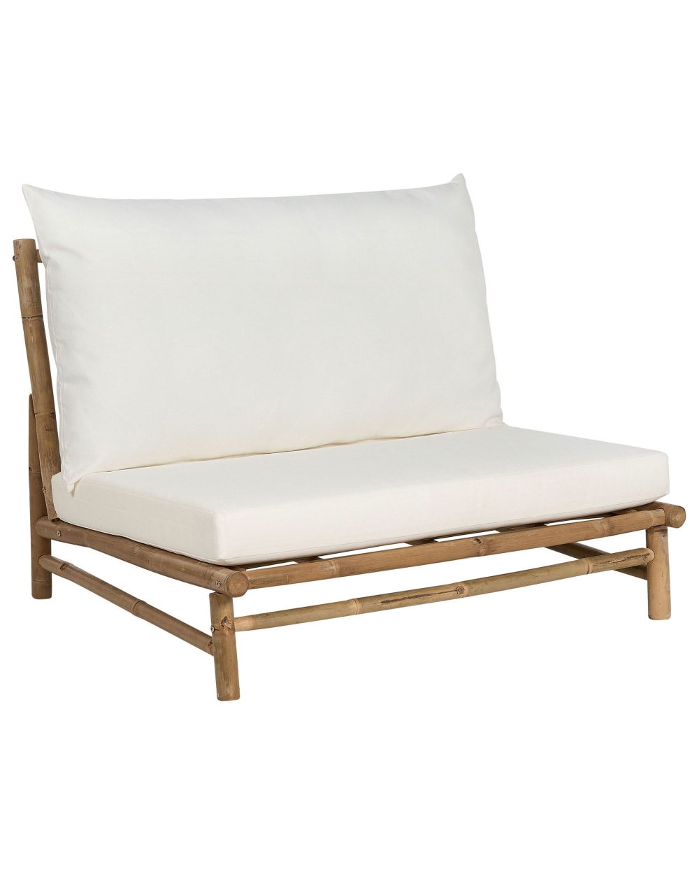 Fauteuil en bambou marron h74 — Beyit