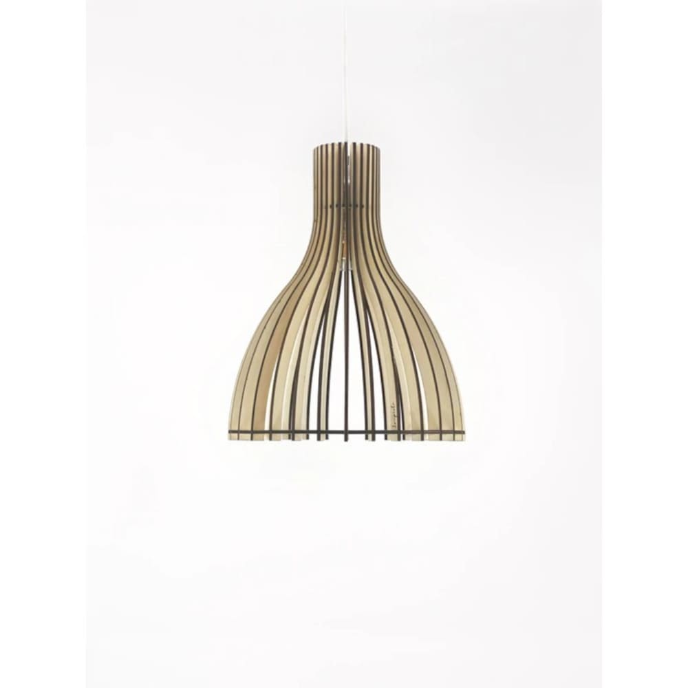 Suspension bois naturel