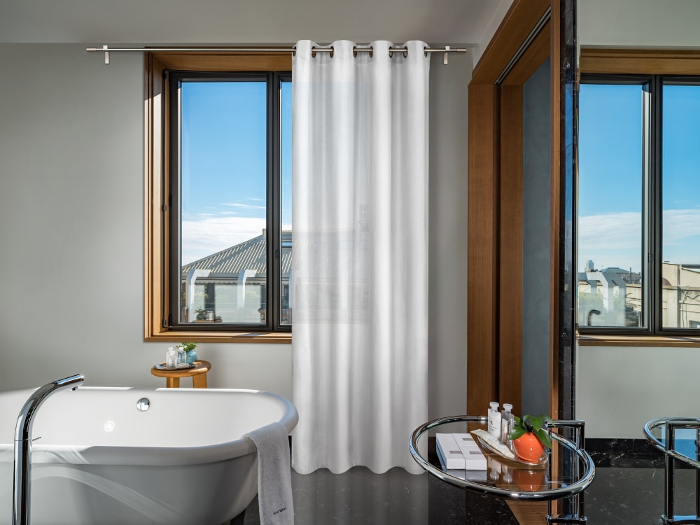 Rideau de lin naturel 140 x 270 cm écru