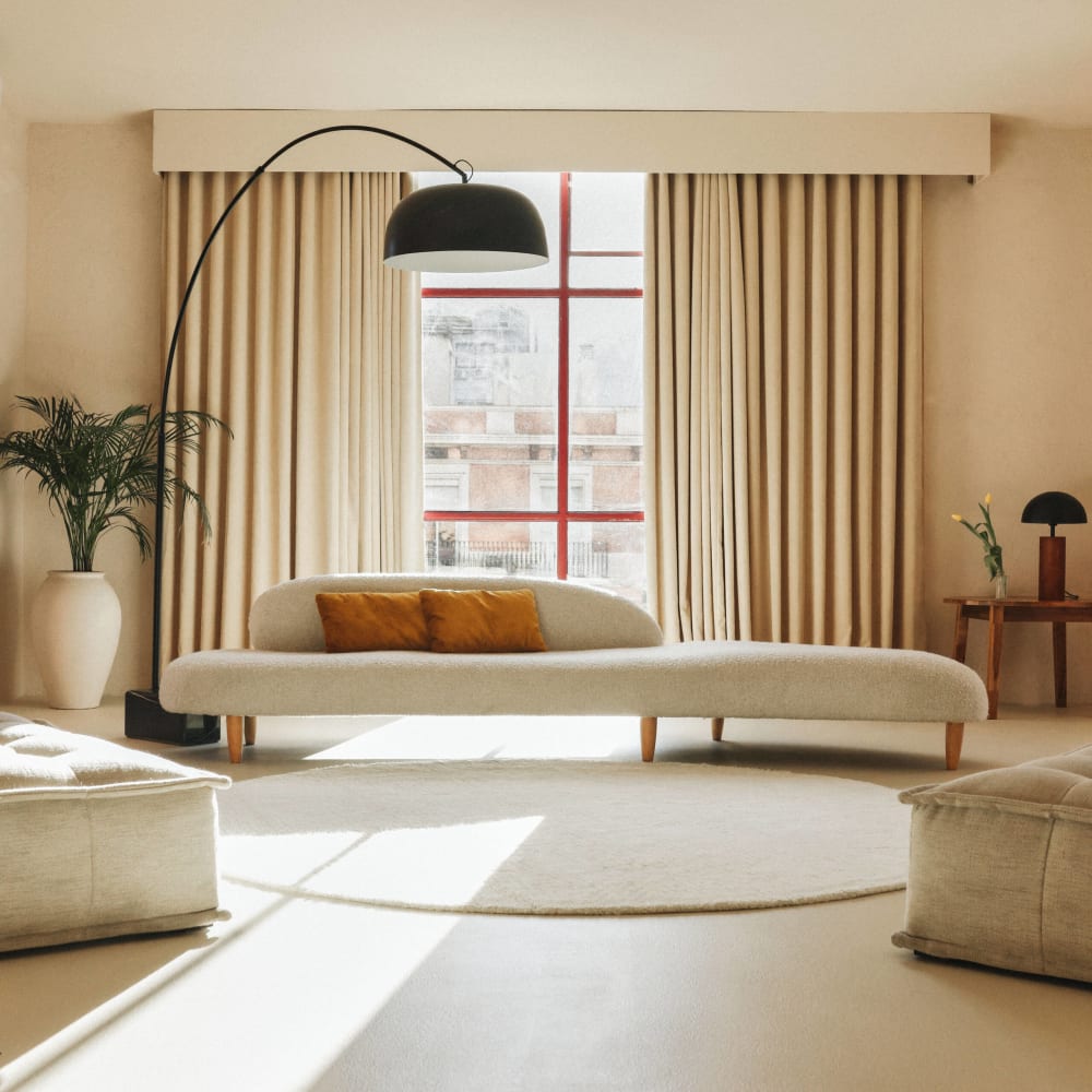 Tapis lavable en laine natural Ø 300 - Maisons du Monde