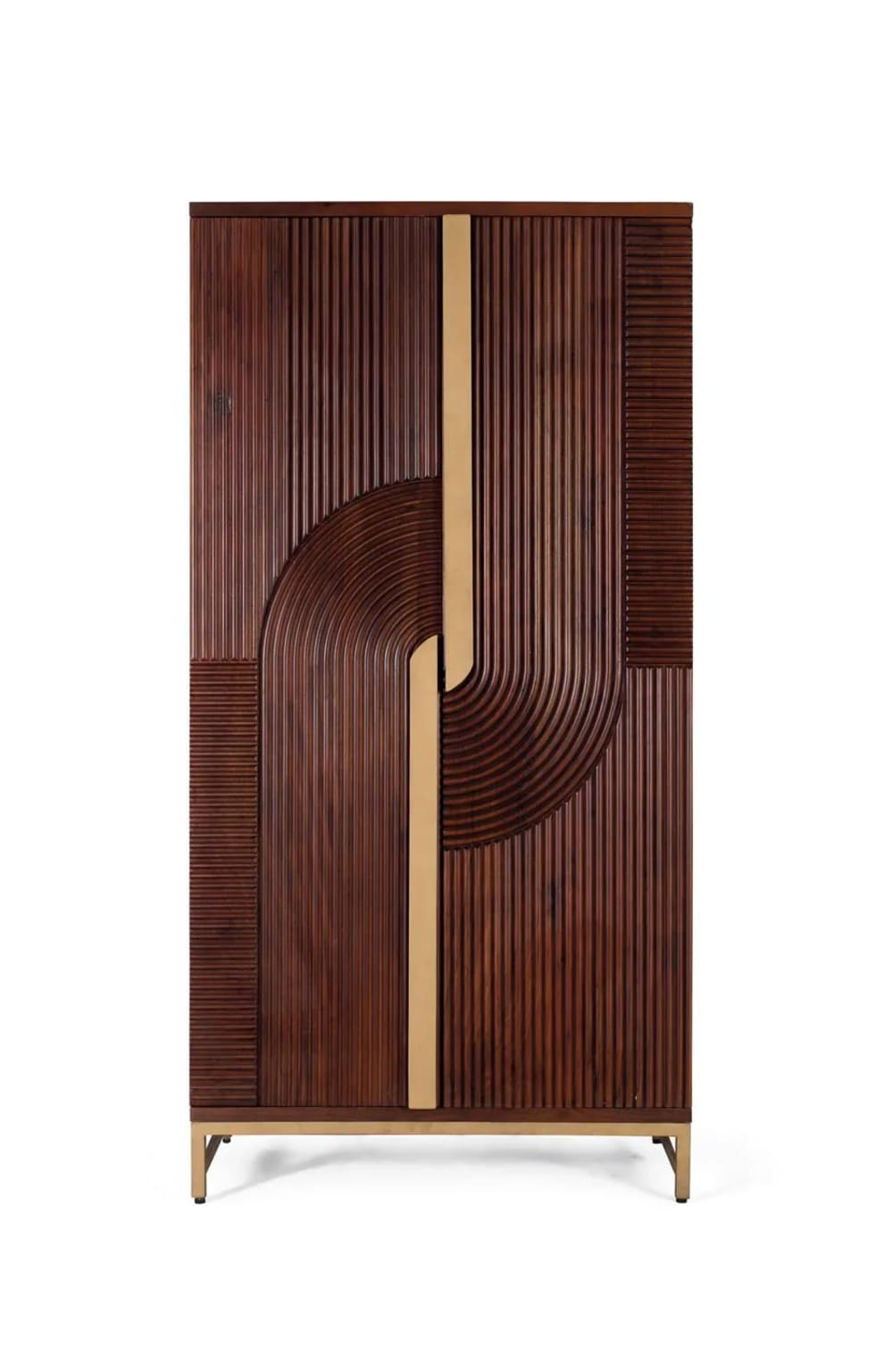 GINER Y COLOMER Barmöbel aus Mangoholz und Metall style modern Braun