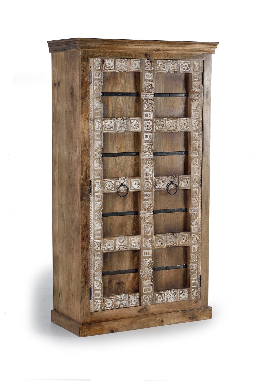 armoire 2 portes en manguier