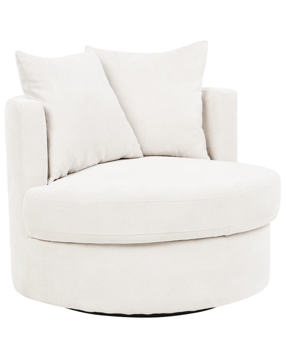 fauteuil en tissu beige