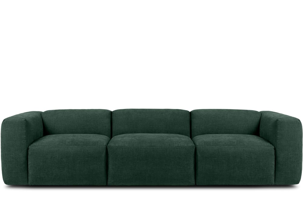 3-Sitzer-Sofa mit extrem weicher und bequemer Sitzfläche, grün