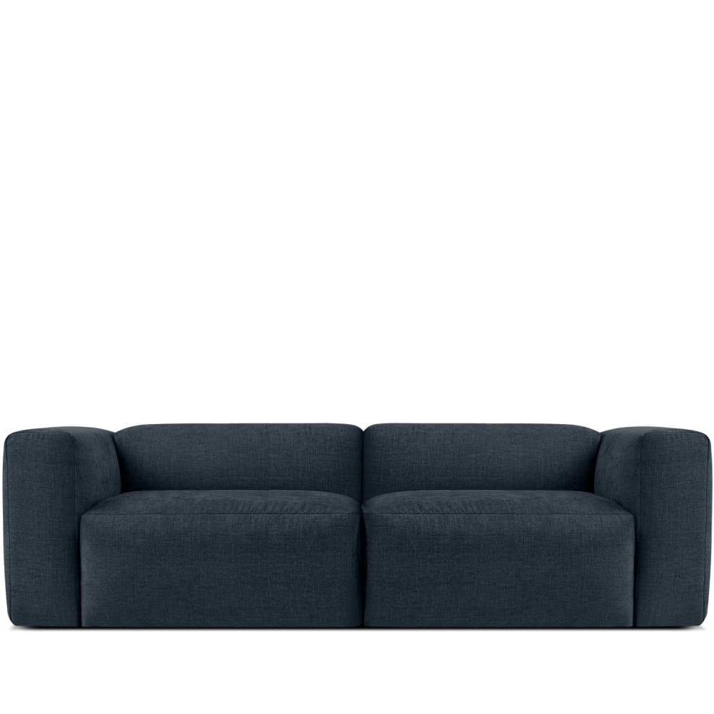 KONSIMO 2,5-Sitzer-Sofa mit extrem weicher und bequemer Sitzfläche, dunkelblau style modern - Stoff
