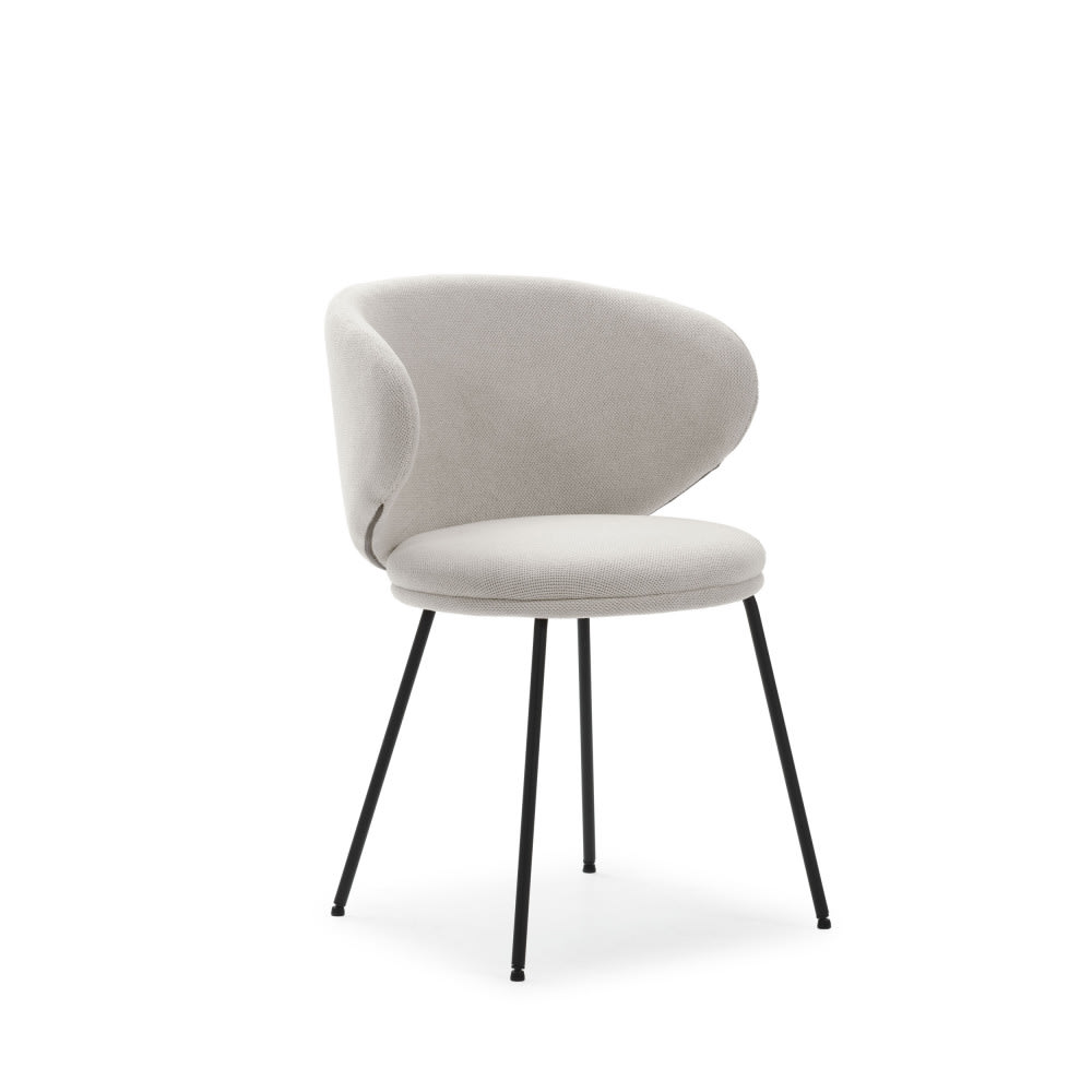 Lot de 2 chaises en tissu