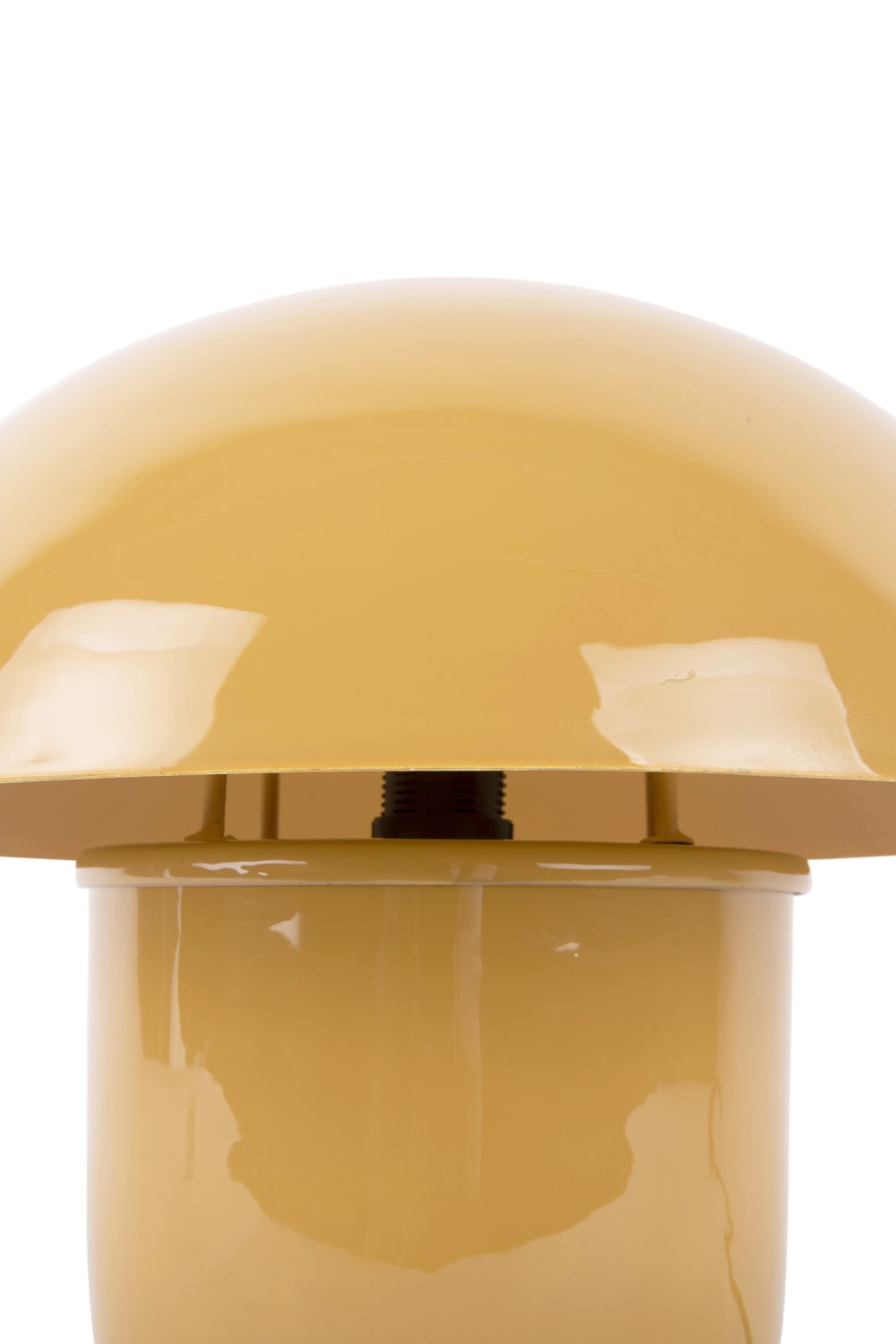 Lampe de table fer jaune 29x29x25cm — vue 4
