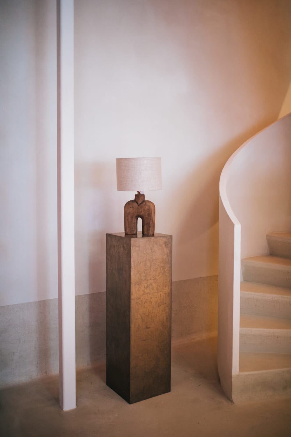 Lampe en bois marron - Maisons du Monde