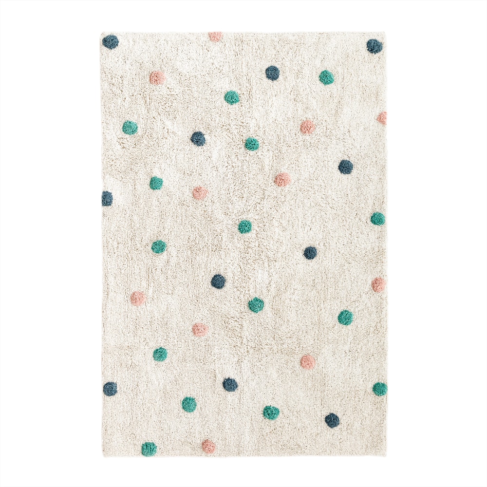 Alfombra algodón multicolor 150 cm x 100 cm