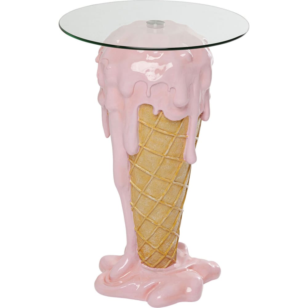 Table de bar glace en