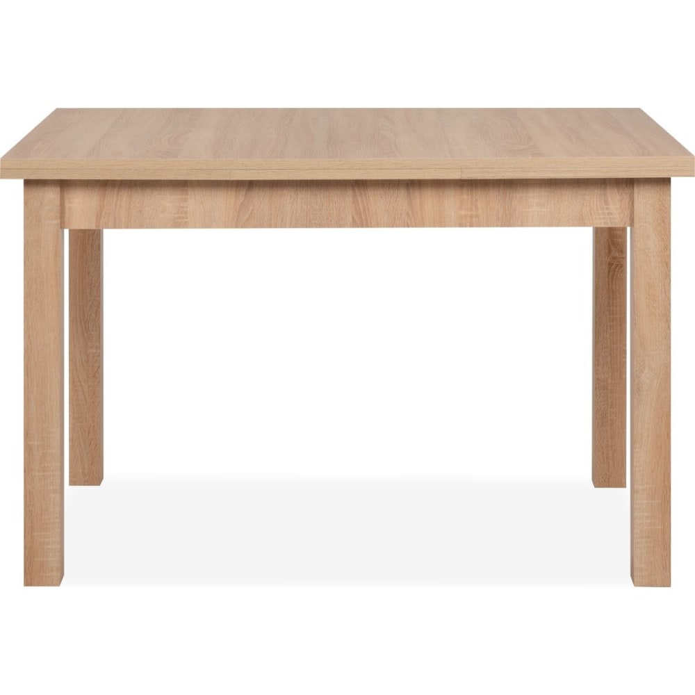 Table à manger extensible 6/8 places effet chêne 120/200 cm