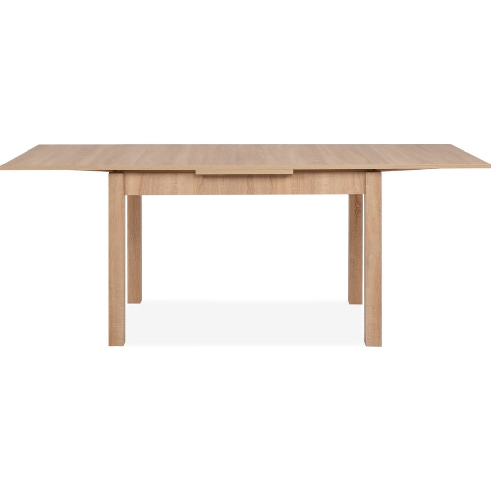 Table à manger extensible 6/8 places effet chêne 120/200 cm - Maisons du Monde